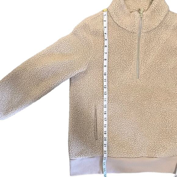 Calvin Klein Half-Zip Sherpa Jacket Size Medium - Picture 9 of 11